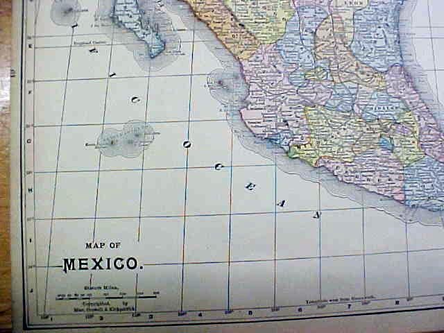 Antique Map Mexico Ontario 1902 Crowell
