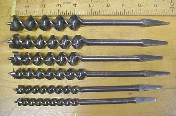 Forrest City Brace Auger Bit Set Antique