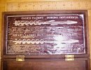 James Swan Brace Auger Bit Box w/Label