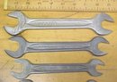 Indestro Wrench Open Ended Set of 5 Antique