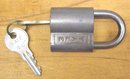 Yale Padlock w/2 Keys Antique