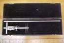 Brown & Sharpe Vernier Depth Gage No. 600 Gauge w/Case