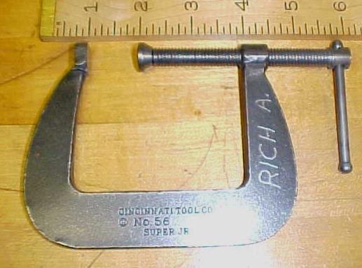 Cincinnati C-Clamp Super JR. No. 56 Deep Reach 2.5 inch