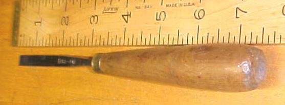 Butcher Tanged Firmer Chisel 9/32 inch