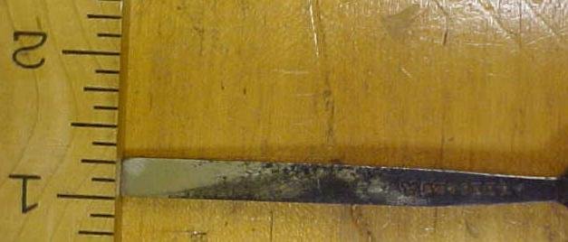 Butcher Tanged Firmer Chisel 9/32 inch