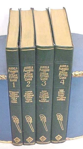 Audels Plumbers & Steam Fitters Guide Set 1925 Rare!