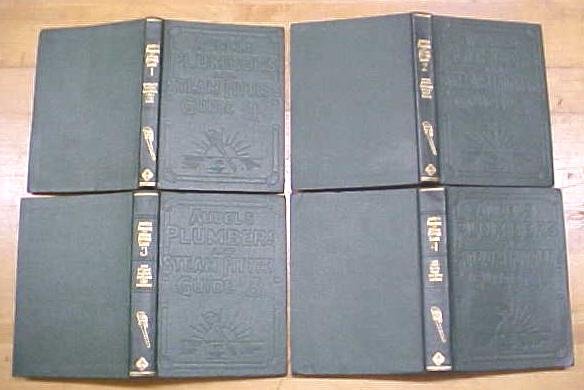 Audels Plumbers & Steam Fitters Guide Set 1925 Rare!