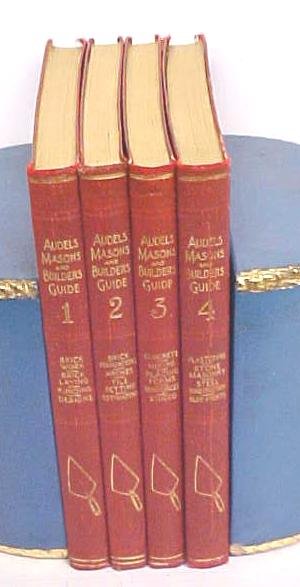Audels Masons & Builders Guide 4 Vol 1924 1st Ed.