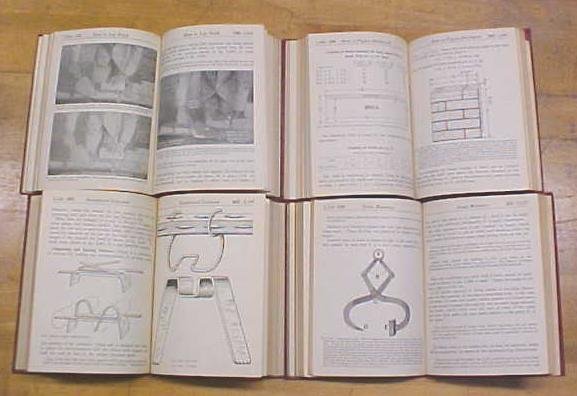Audels Masons & Builders Guide 4 Vol 1924 1st Ed.