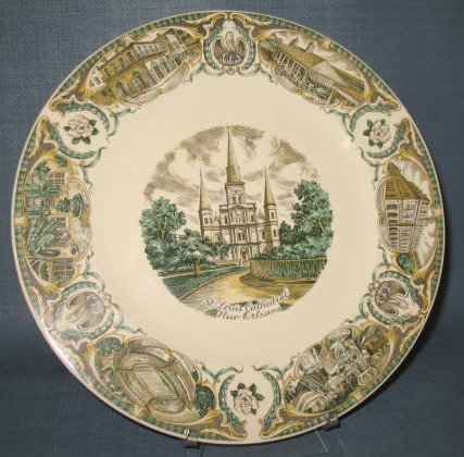 St. Louis Cathedral, New Orleans souvenir plate
