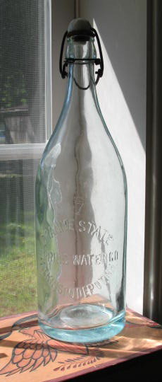 Granite State Spring Water, Atkinson Depot, NH embossed bottle
