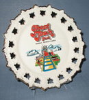 Ghost Town Park, Moosic, Pennsylvania souvenir plate