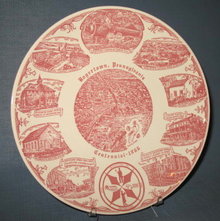 Boyertown, Pennsylvania Centennial plate
