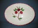 Blue Ridge Pottery Beaded Apple large oval platter