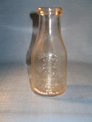 Ingleside Dairy, Catasauqua PA embossed pint milk bottle