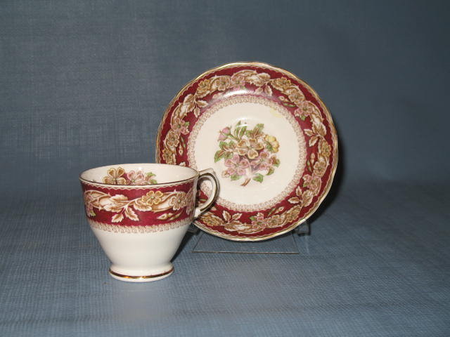 Tuscan Fine English Bone China Bridal Rose cup and saucer
