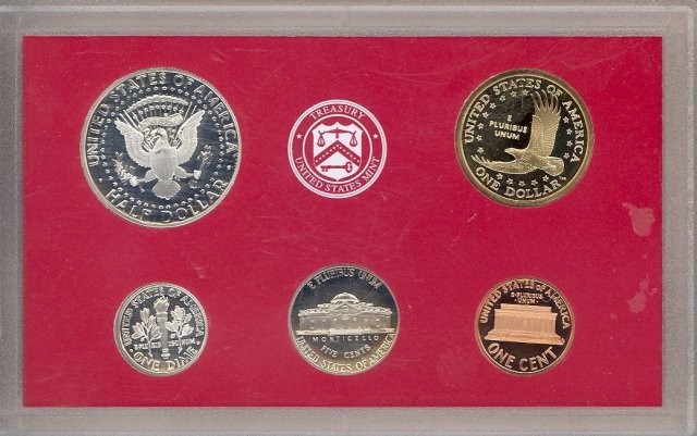 2002 S United States Mint Silver Proof Set