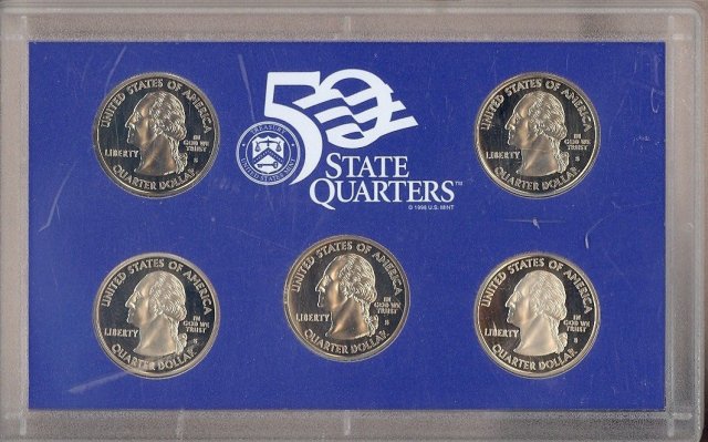 2002 S United States State Quarters Proof Set