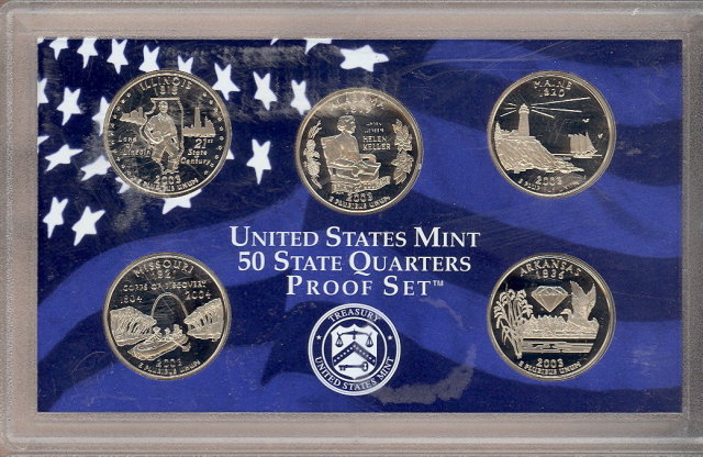 2003 S United States State Quarters Proof Set