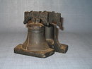 Cast iron Liberty Bell Bicentennial bookends