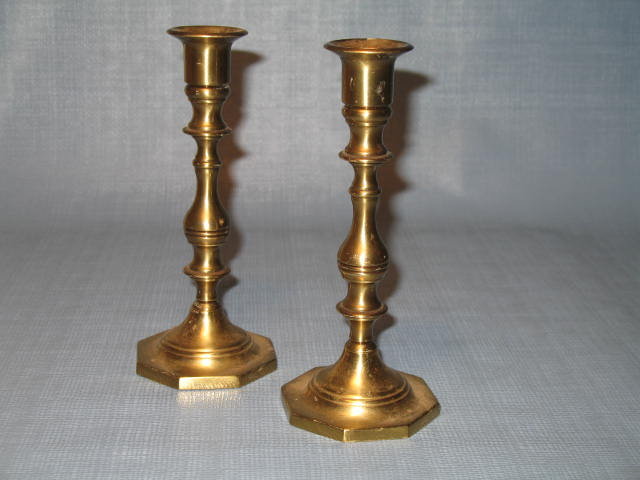 Pair of Baldwin Brass candlesticks