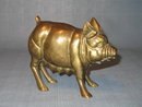 Brass pig (sow or mama pig) figurine