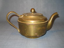 United States Navy officer's mess brass teapot
