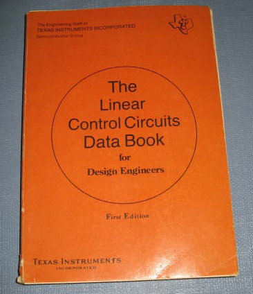 The Linear Control Circuits Data Book for Design Engineers, First Edition, from Texas Instruments, Inc.