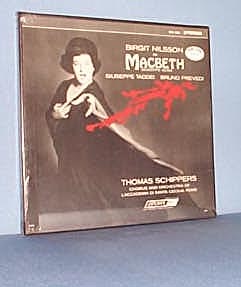 Birgit Nilsson in Verdi's Macbeth, 33 RPM