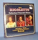 Verdi's Rigoletto, 33 RPM