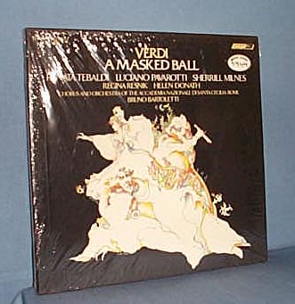 Verdi: A Masked Ball 33 RPM Boxed set