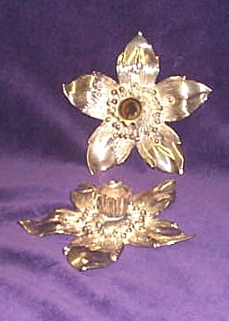 F. B. Rogers flower candlesticks