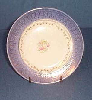 Royal Pottery Royal Bluetonia plate