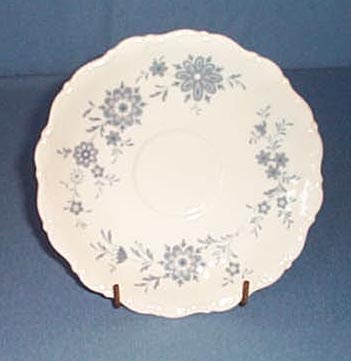 Christiana Porcelain Bavarian Blue saucer