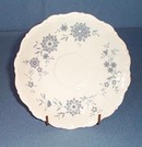 Christiana Porcelain Bavarian Blue saucer