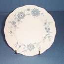 Christiana Porcelain Bavarian Blue bread plate