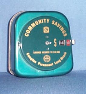 Community Savings metal bank, Compton, Paramount, Long Beach