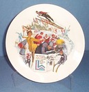 Official 1980 Olympic Winter Games Plate