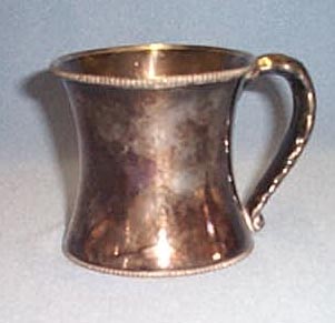 Quadruple silver plate child's cup