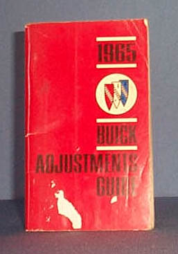 1965 Buick Adjustments Guide