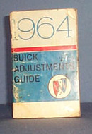 1964 Buick Adjustments Guide