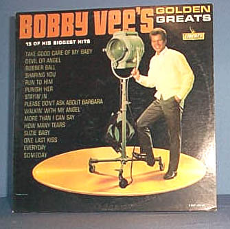 Bobby Vee's Golden Greats 33 RPM LP
