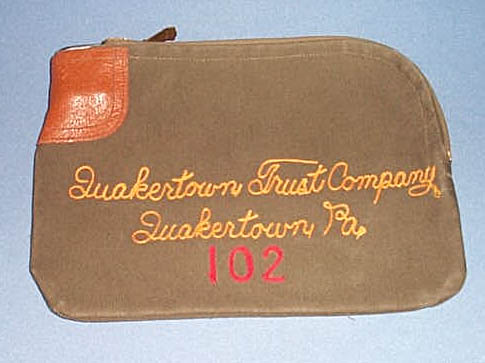 Quakertown Trust Company, Quakertown, PA night deposit bag