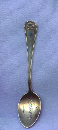 Saratoga NY sterling souvenir spoon