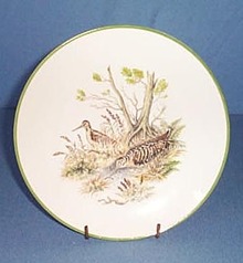 Bareuther Waldsassen Bavarian plovers plate