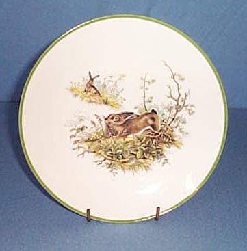 Bareuther Waldsassen Bavarian rabbit plate