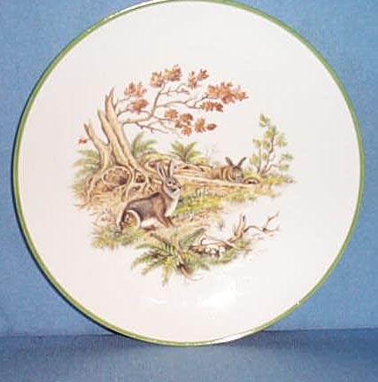 Bareuther Waldsassen Bavarian hares plate