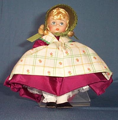Madame Alexander's Denmark Doll with striped apron