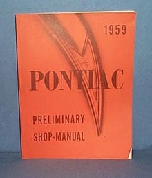 1959 Pontiac Preliminary Shop Manual