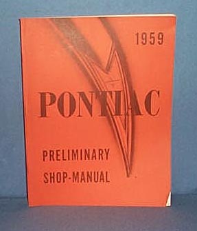 1959 Pontiac Preliminary Shop Manual